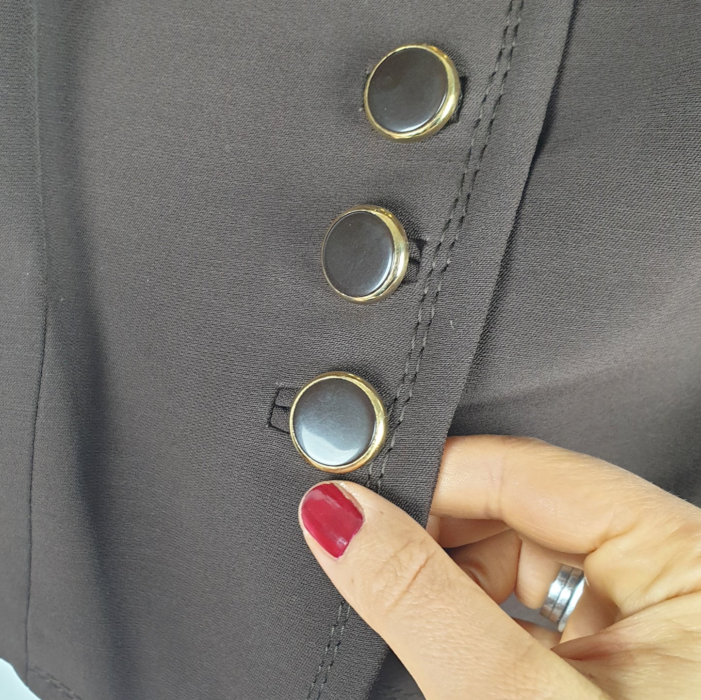 Blazer vintage marrone Meribel Marzotto