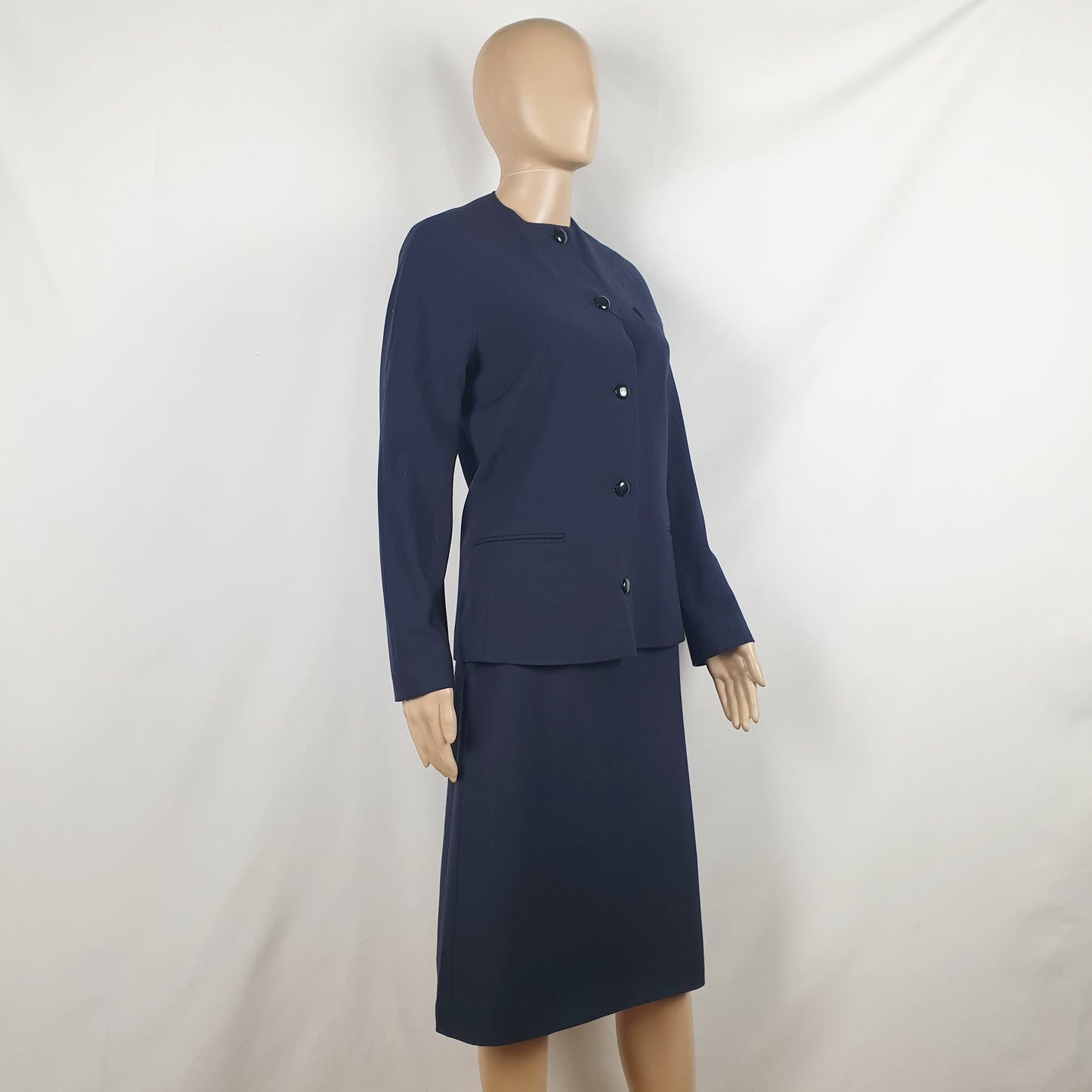 Completo vintage Paulette blu notte