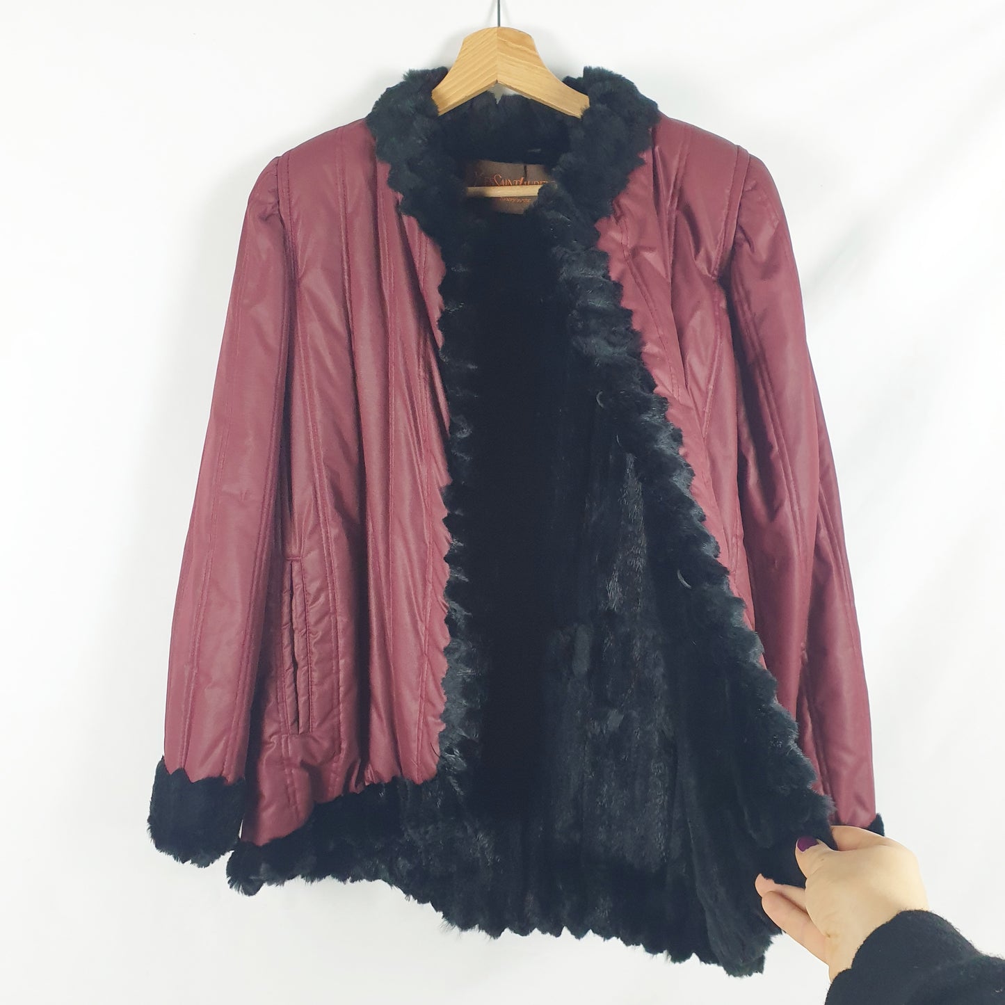 Giacca Yves Saint Laurent pelo ecologico