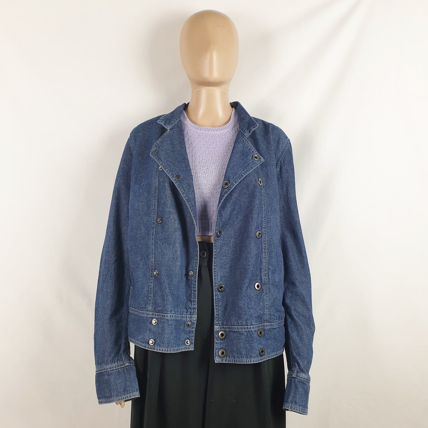 Giubbino Thierry Mugler in denim