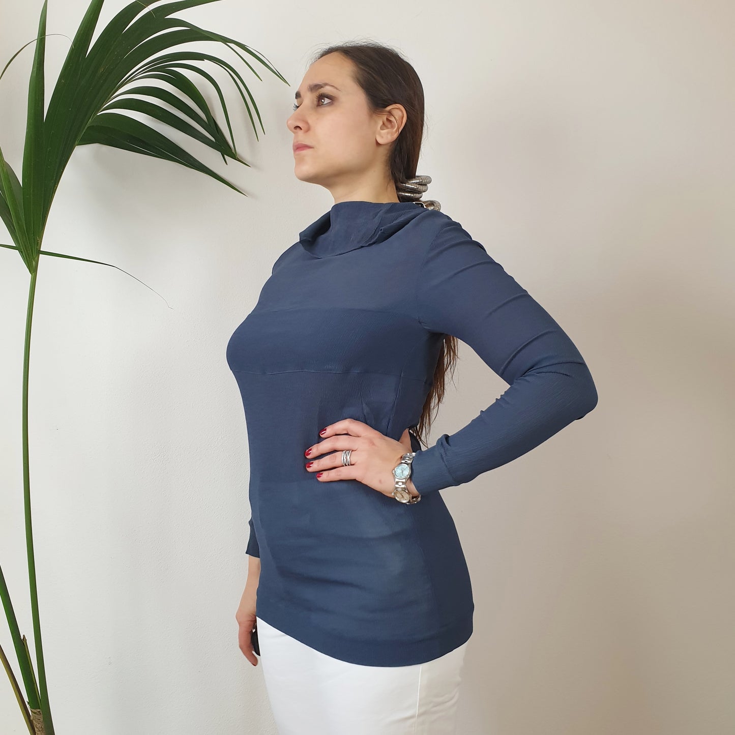 Maglia Blu Romeo Gigli inverno 98/99