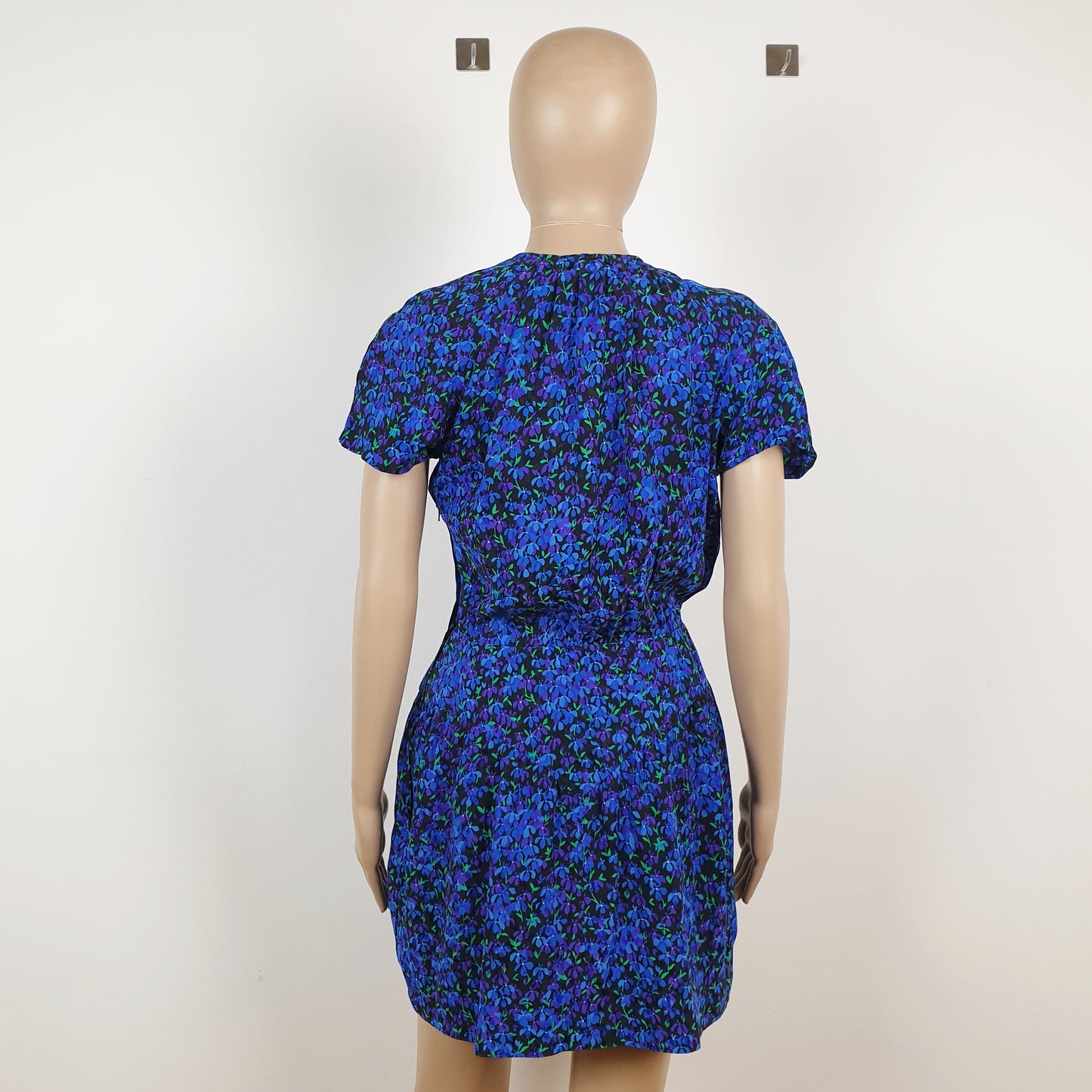 Vestito corto floreale Saint Laurent rive gauche