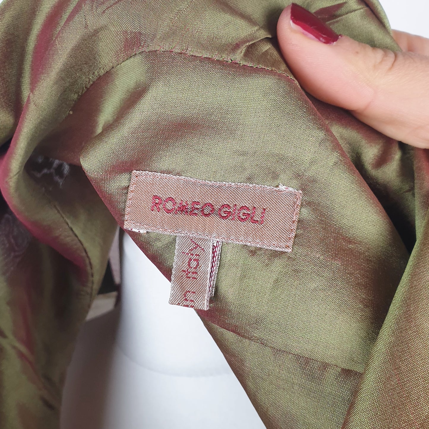 Camicia in seta Romeo Gigli 1992