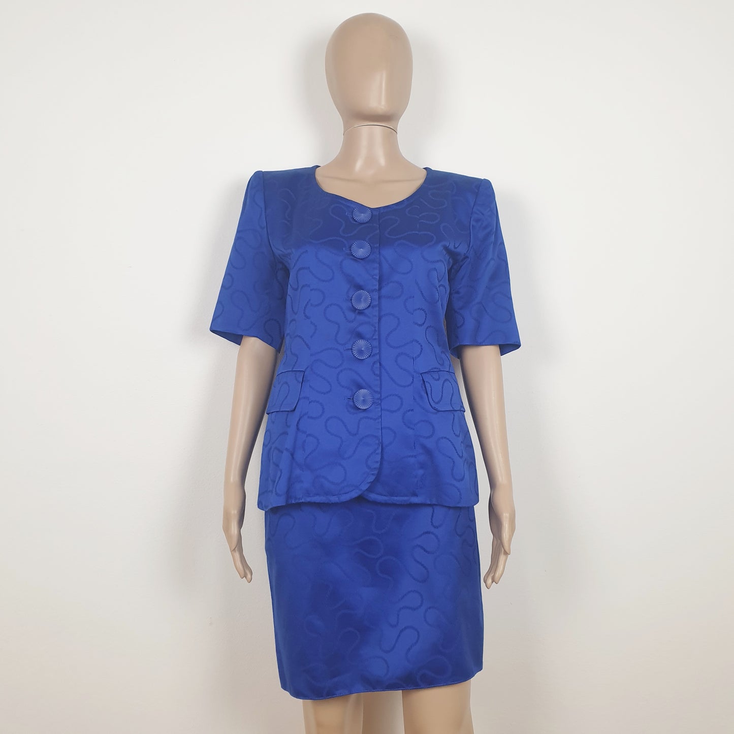 Completo Giacca e Gonna Ysl blu