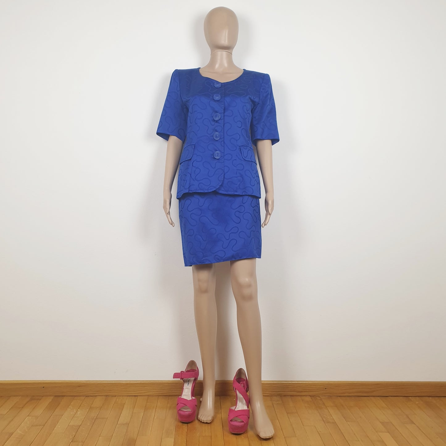 Completo Giacca e Gonna Ysl blu
