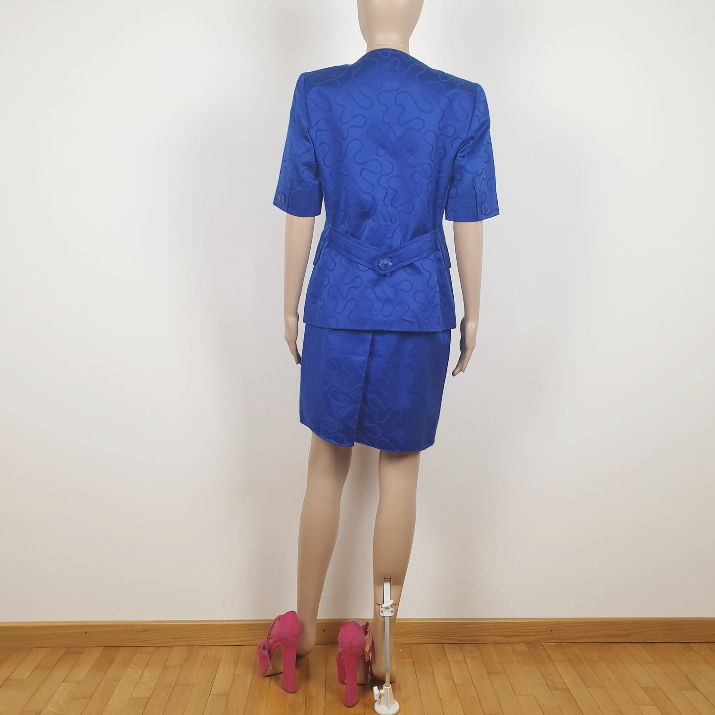 Completo Giacca e Gonna Ysl blu
