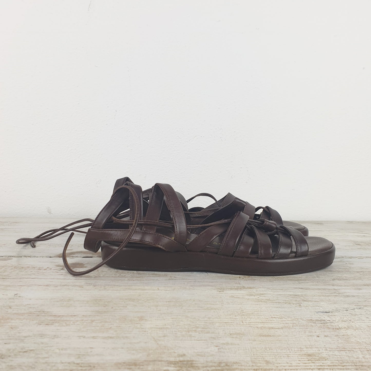 sandali Prada pelle marrone