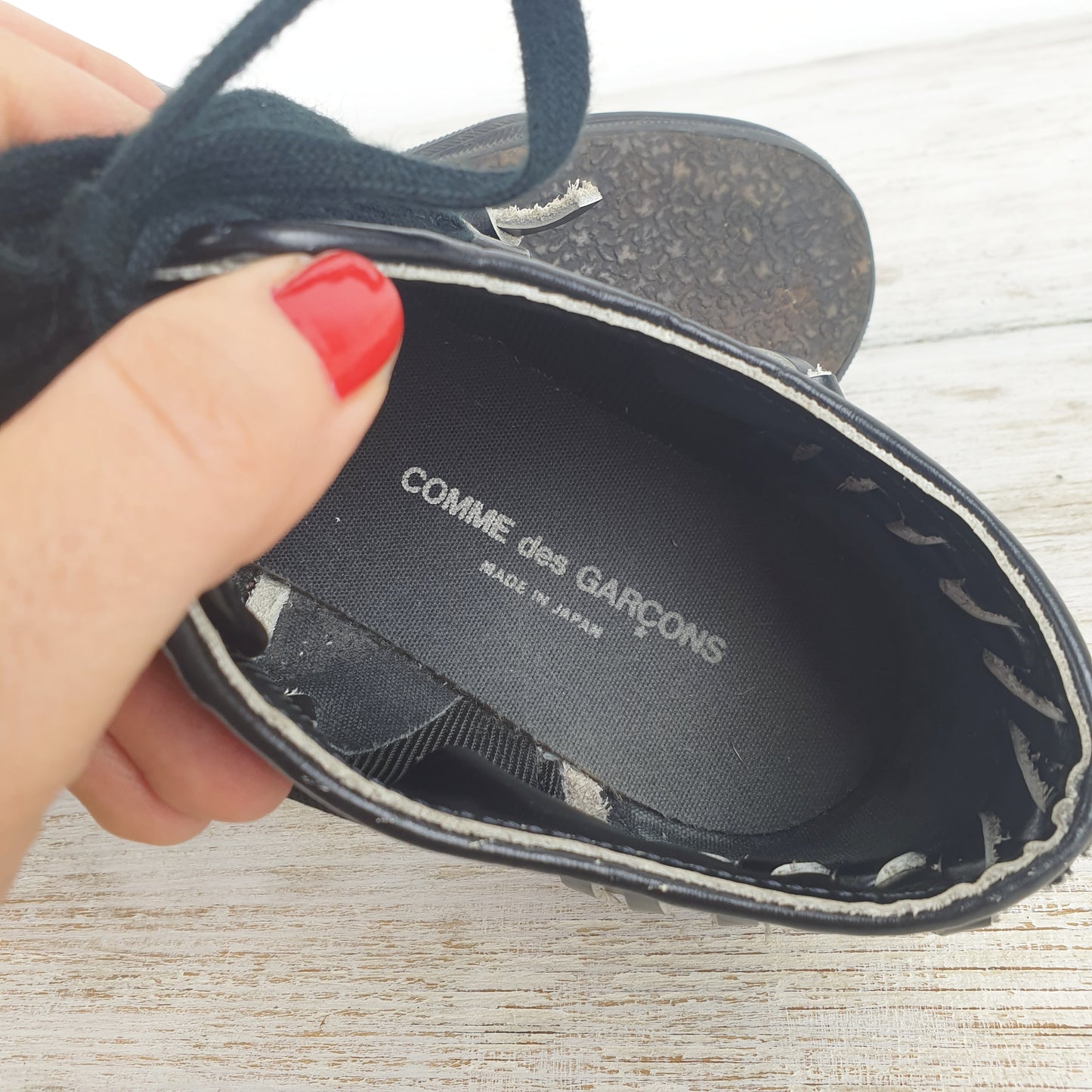 Scarpe Comme des Garcons nere