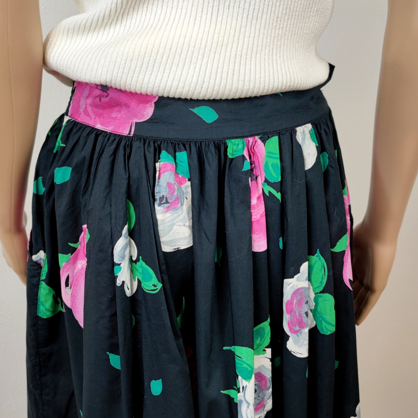 Maxi gonna vintage Byblos stampa floreale