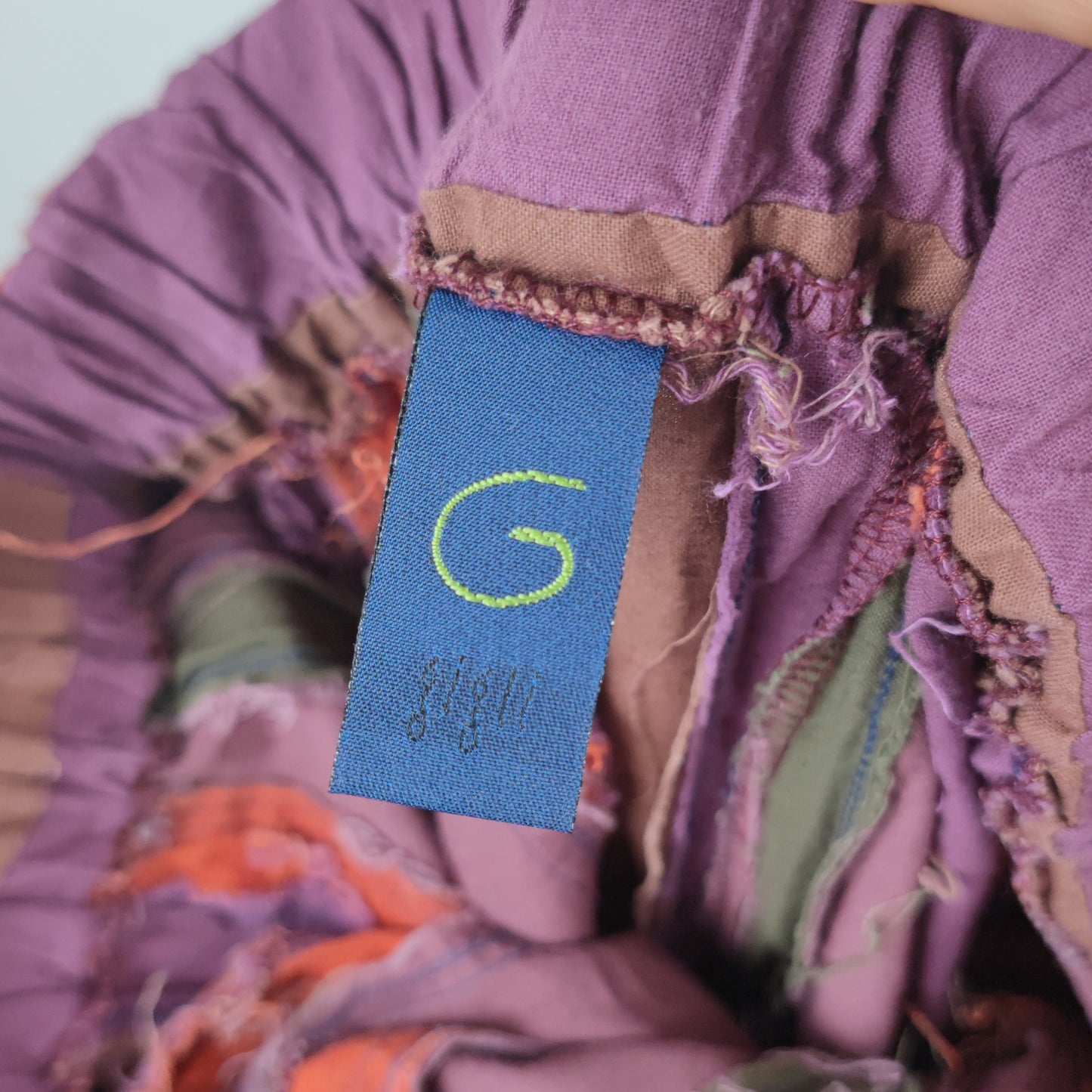 Pantaloni Romeo Gigli rigoni verticali viola
