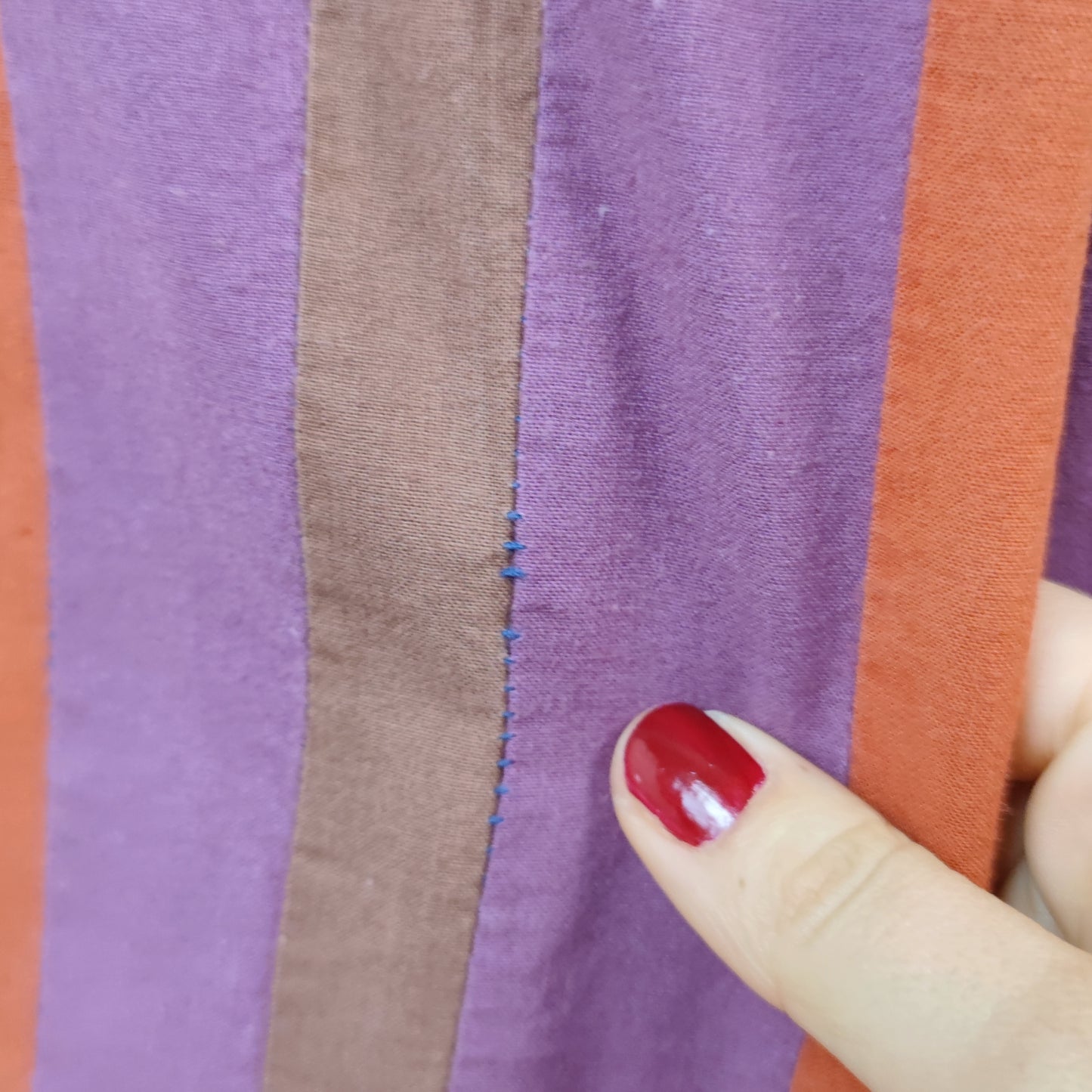 Pantaloni Romeo Gigli rigoni verticali viola
