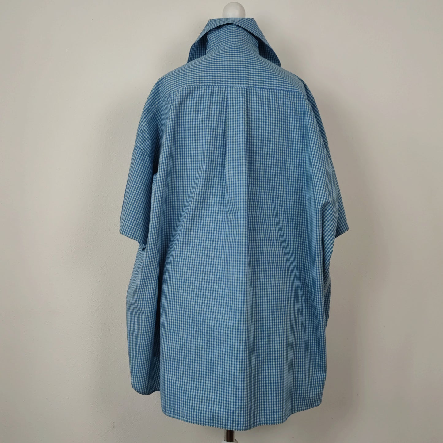Camicia G Gigli vichy azzurro