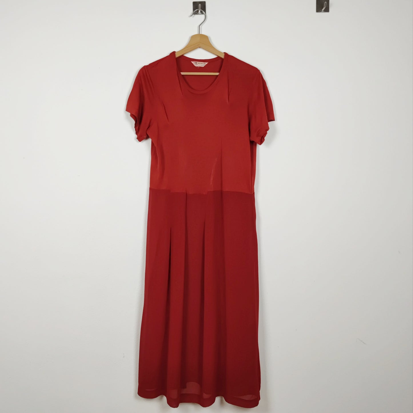 Abito Comme des Garcons rosso
