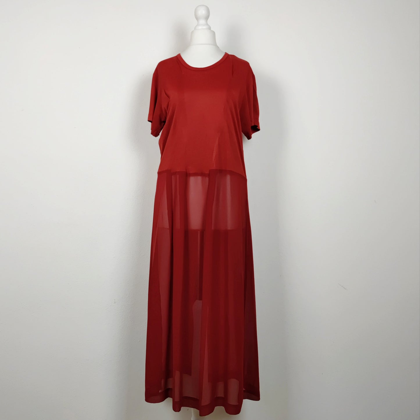 Abito Comme des Garcons rosso