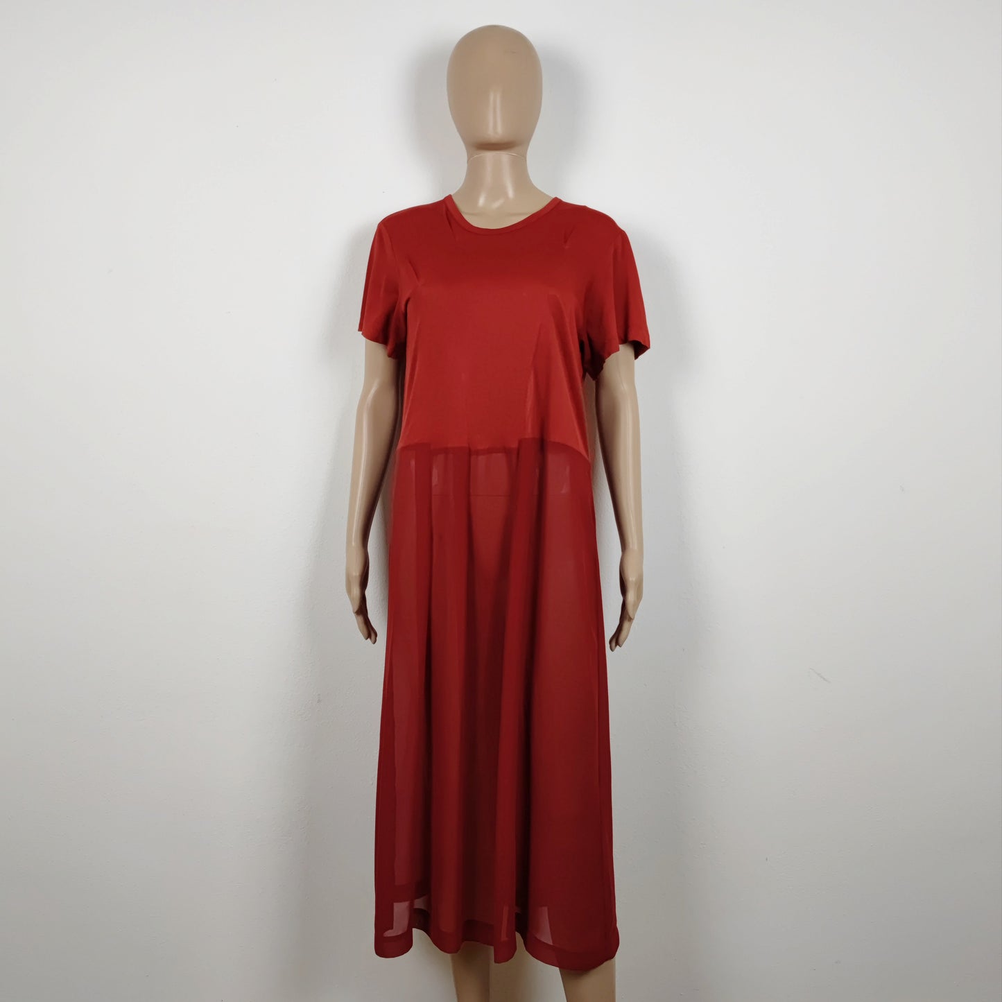 Abito Comme des Garcons rosso