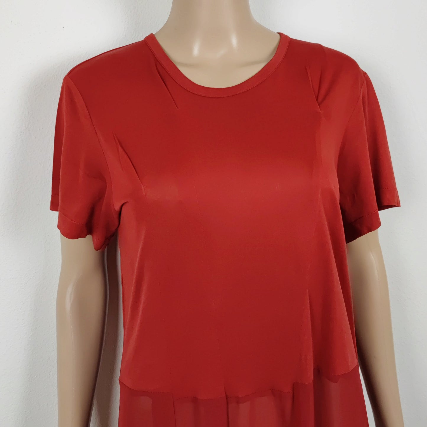 Abito Comme des Garcons rosso