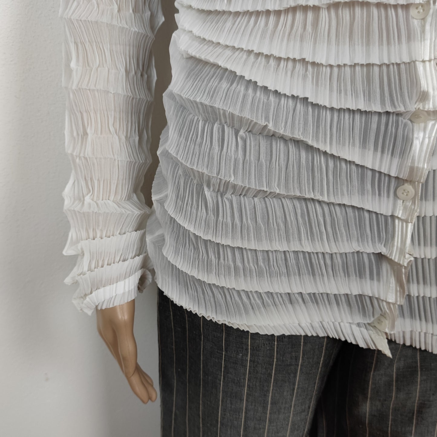 Camicia bianca Issey Miyake