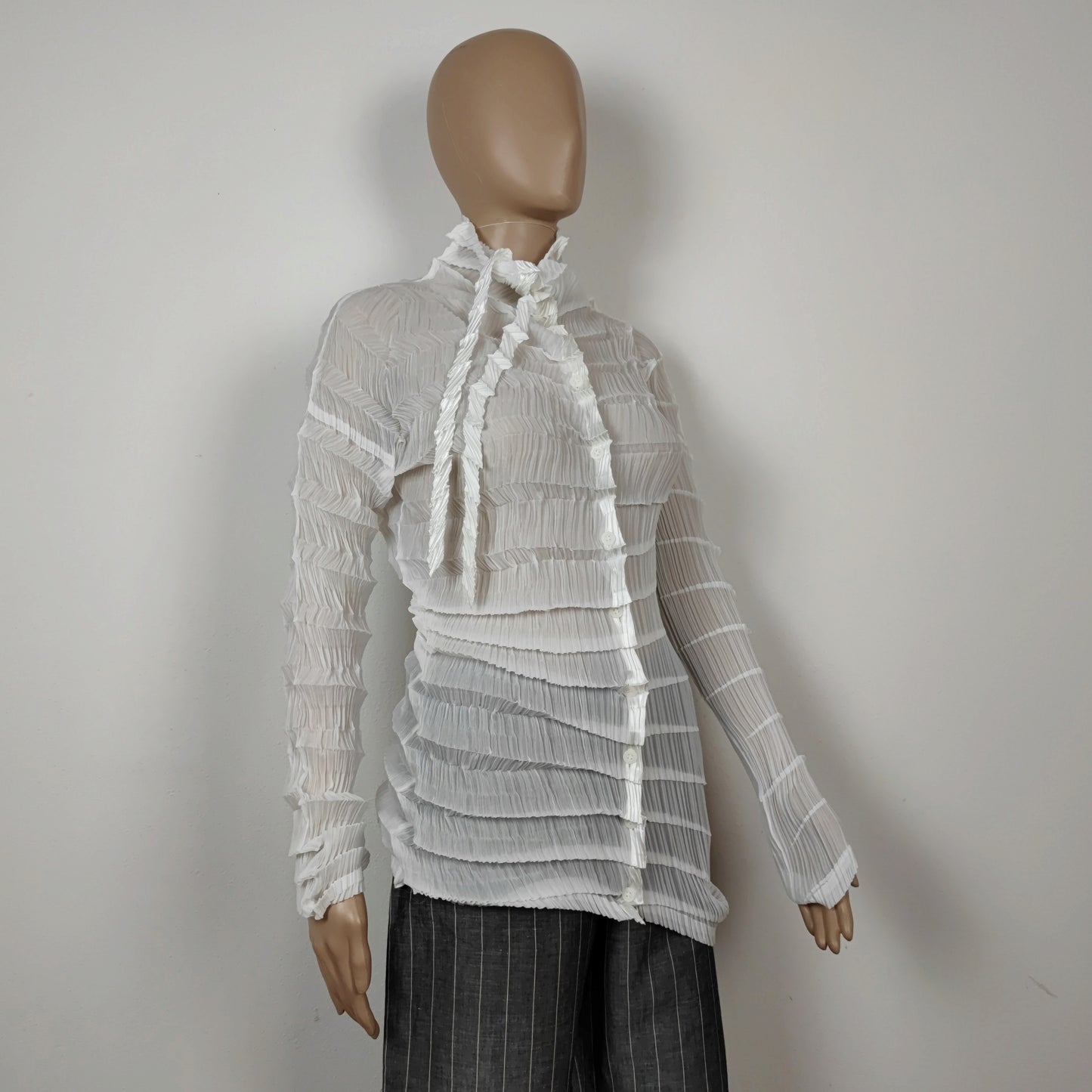 Camicia bianca Issey Miyake