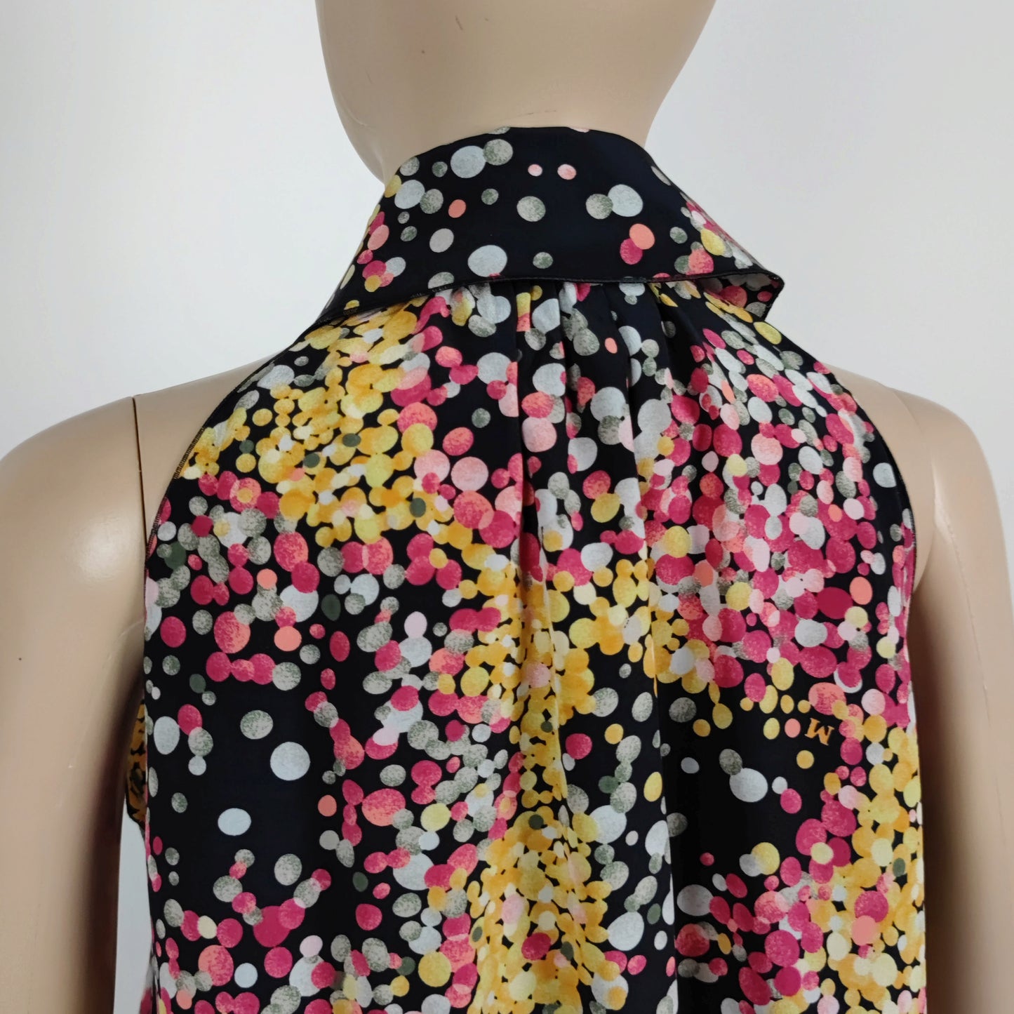 Top in seta a pois M Missoni