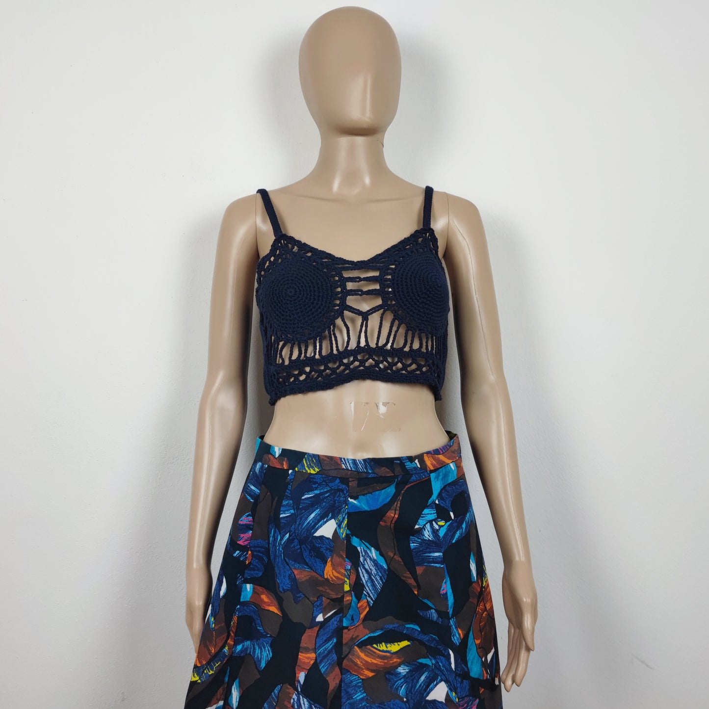 top corto Romeo Gigli blu