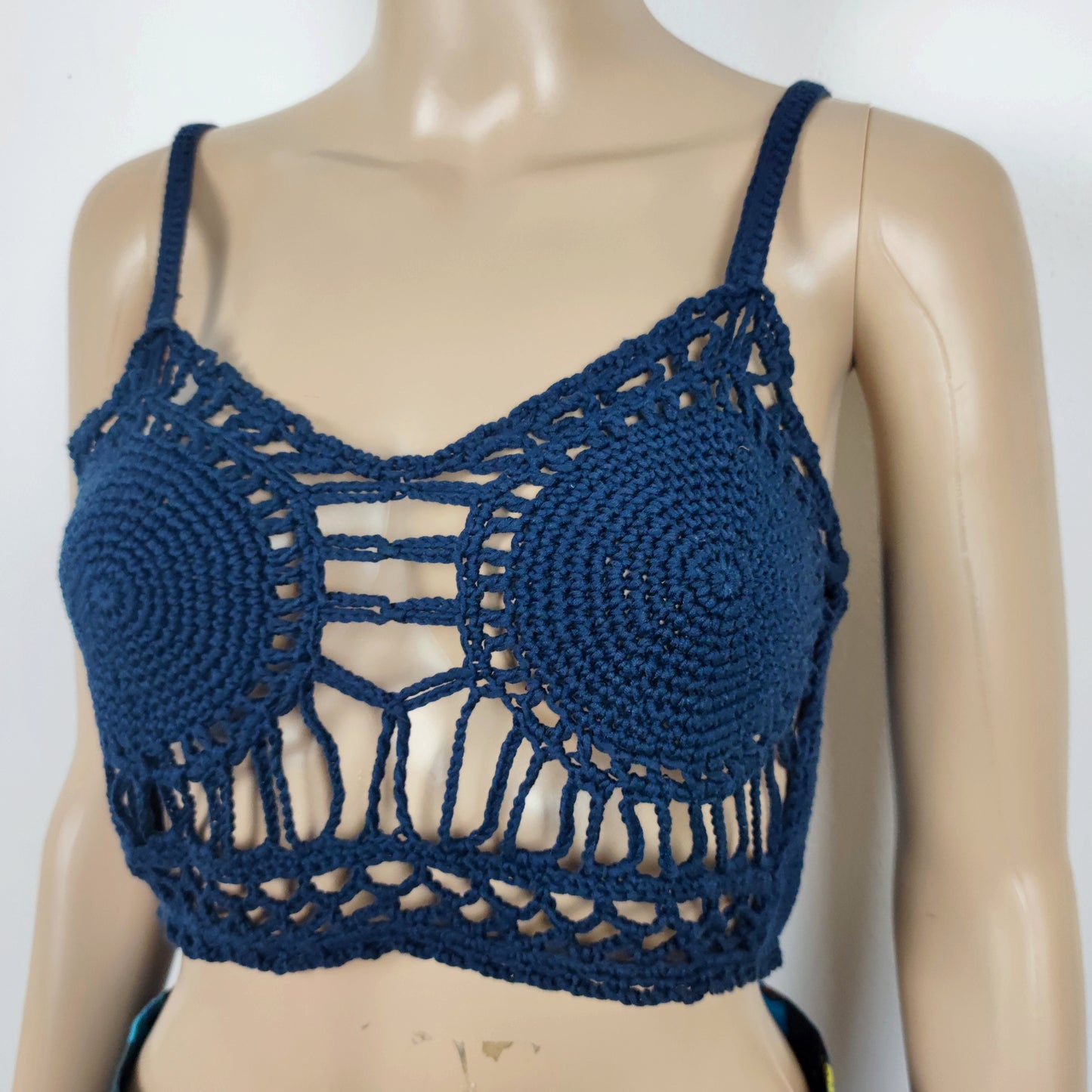 top corto Romeo Gigli blu