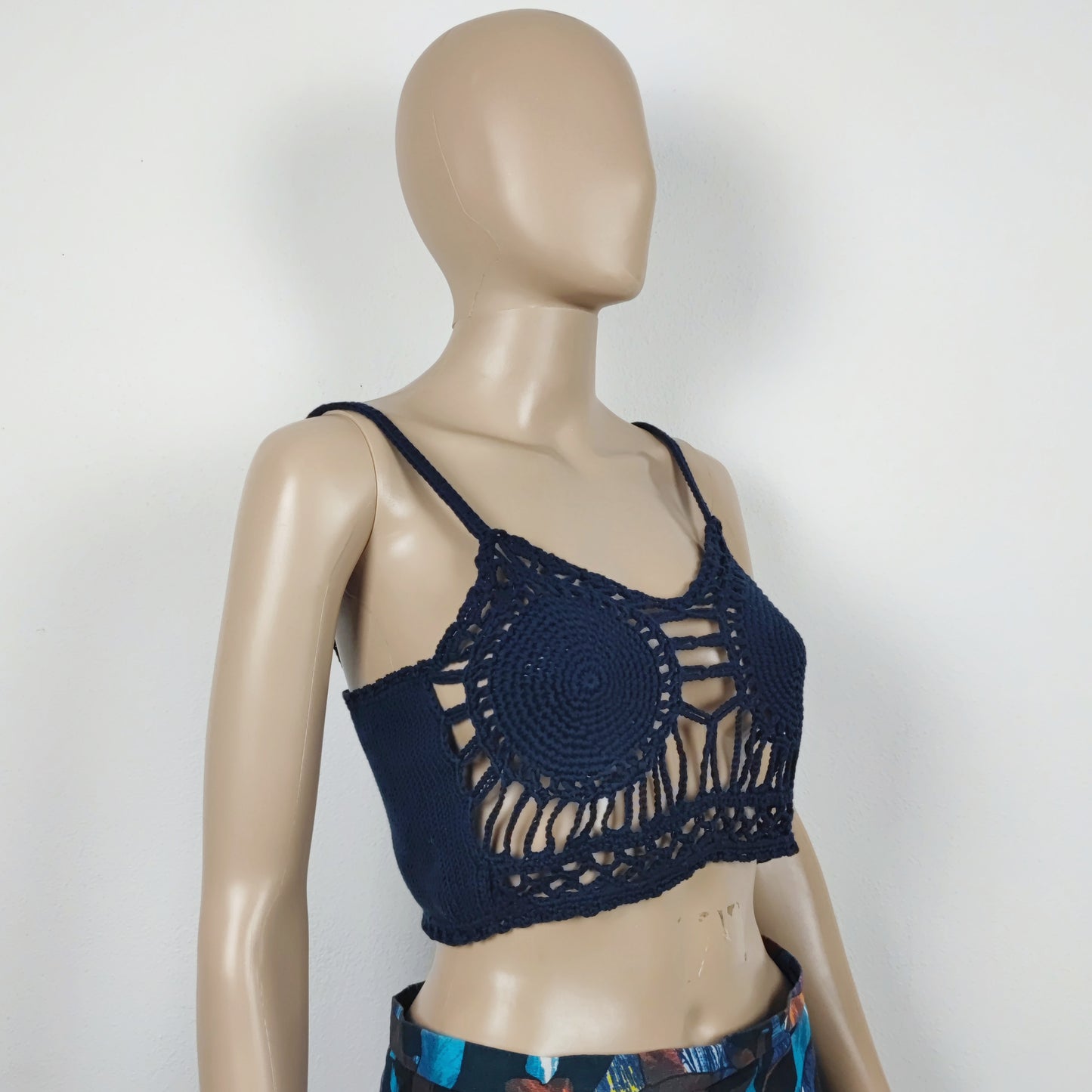 top corto Romeo Gigli blu