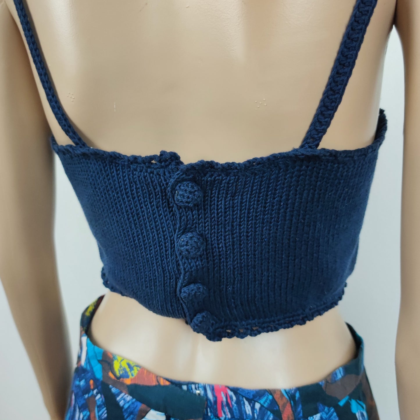 top corto Romeo Gigli blu