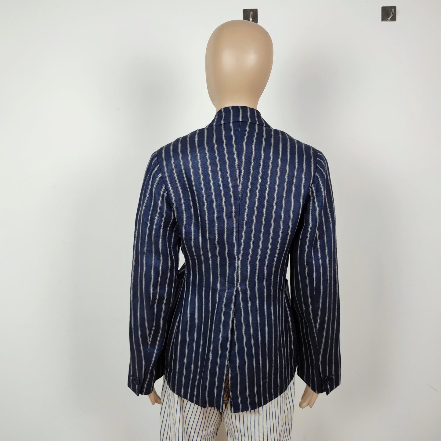 giacca Romeo Gigli blu a righe - estate 1994