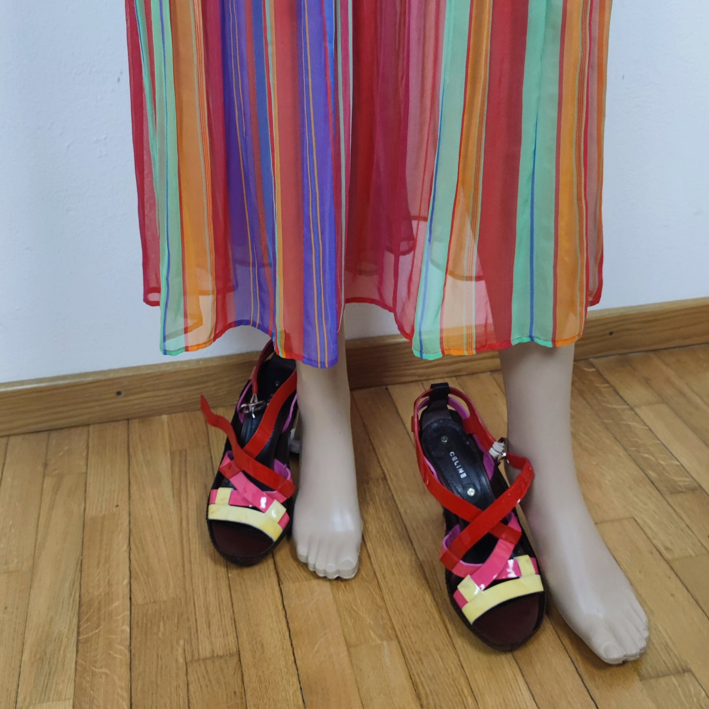 gonna lunga arcobaleno Kenzo Jungle
