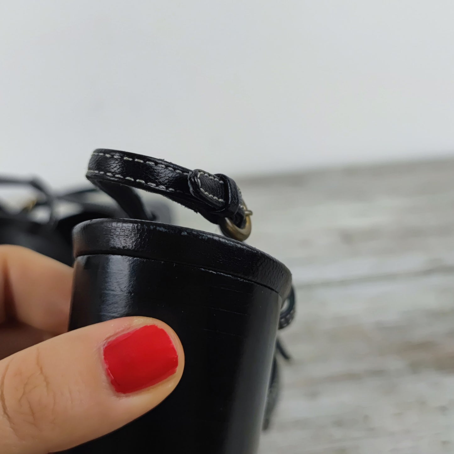 décolleté Miu Miu vintage pelle nera