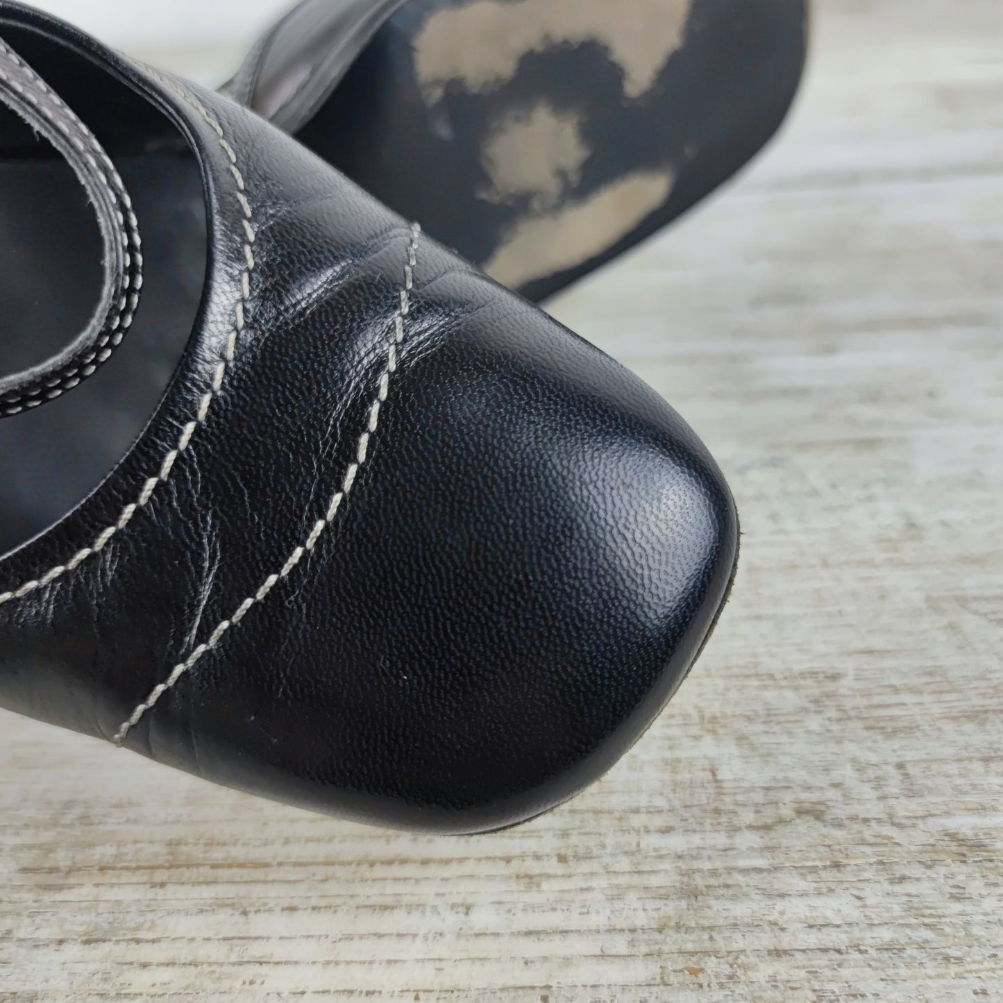 décolleté Miu Miu vintage pelle nera