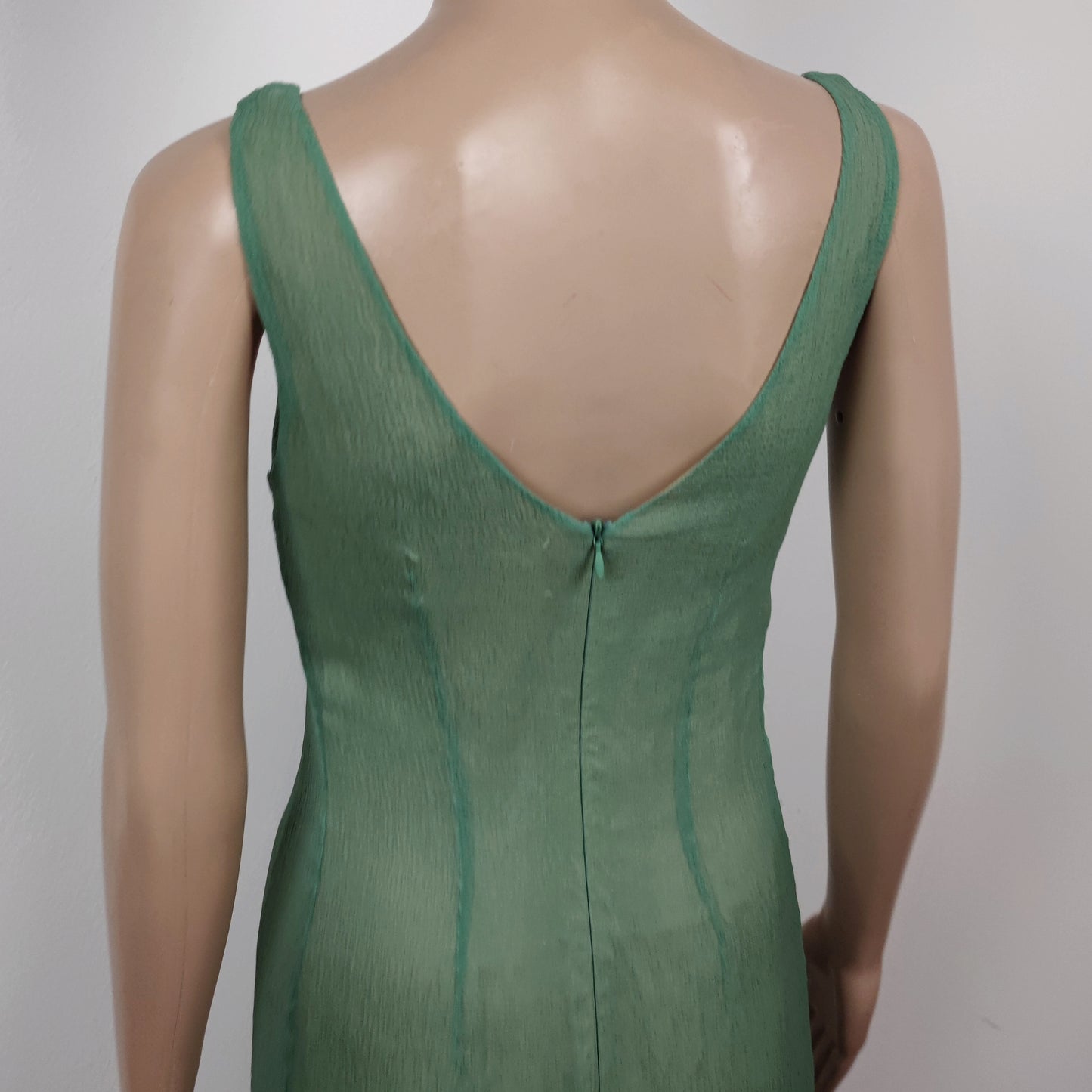 abito Martin Margiela white label - seta verde