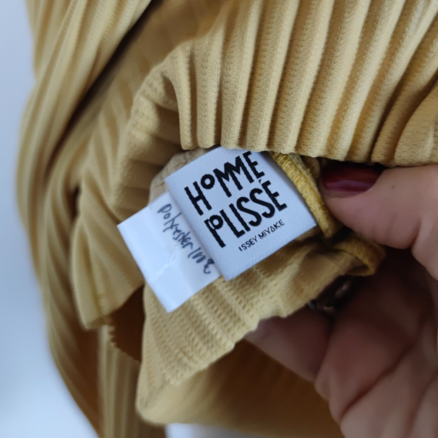 Giacca Homme Plissé Issey Miyake gialla
