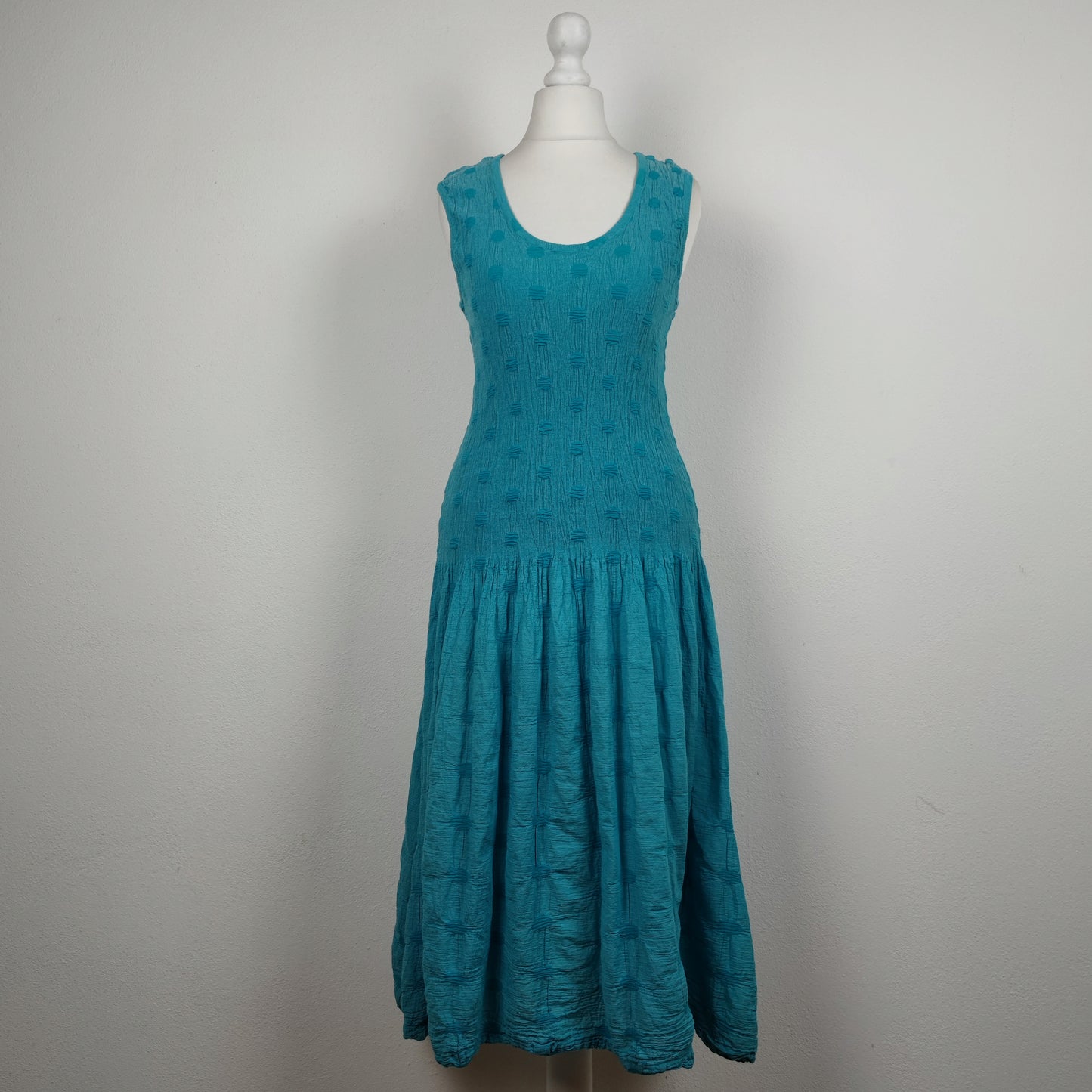 abito azzurro Issey Miyake Cauliflower