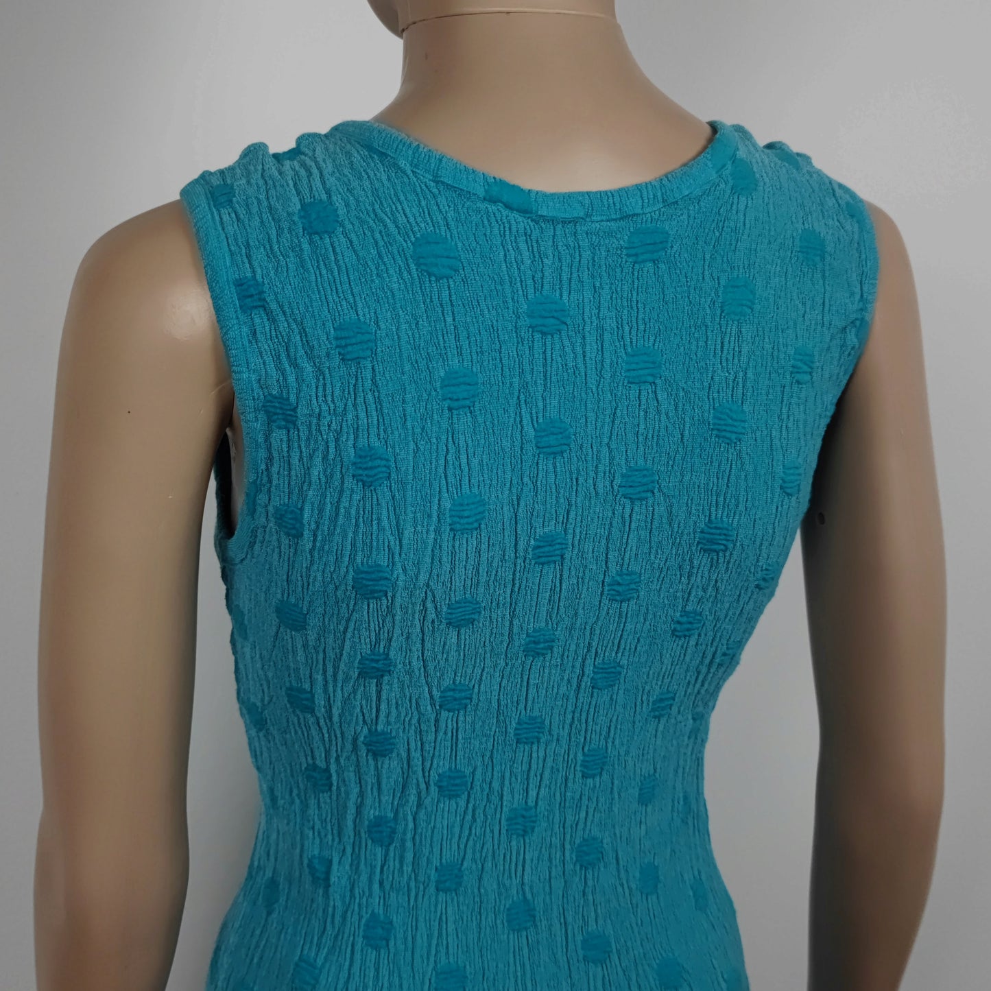 abito azzurro Issey Miyake Cauliflower