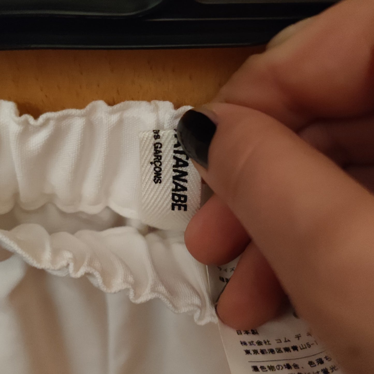 Pantaloni bianchi Junya Watanabe Comme des Garçons