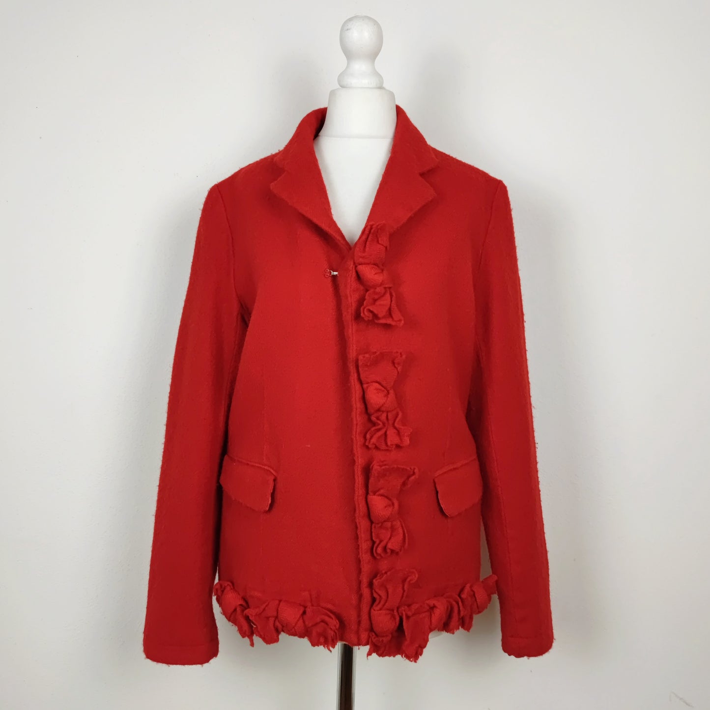 Giacca rossa con fiocchi Comme des Garçons