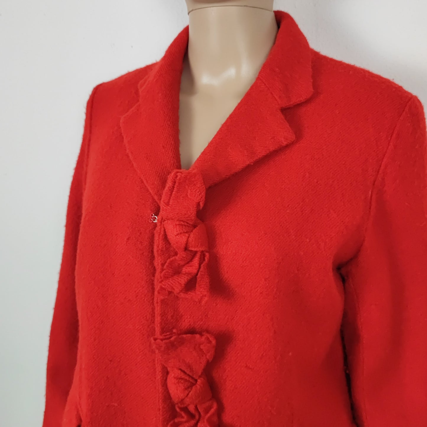 Giacca rossa con fiocchi Comme des Garçons