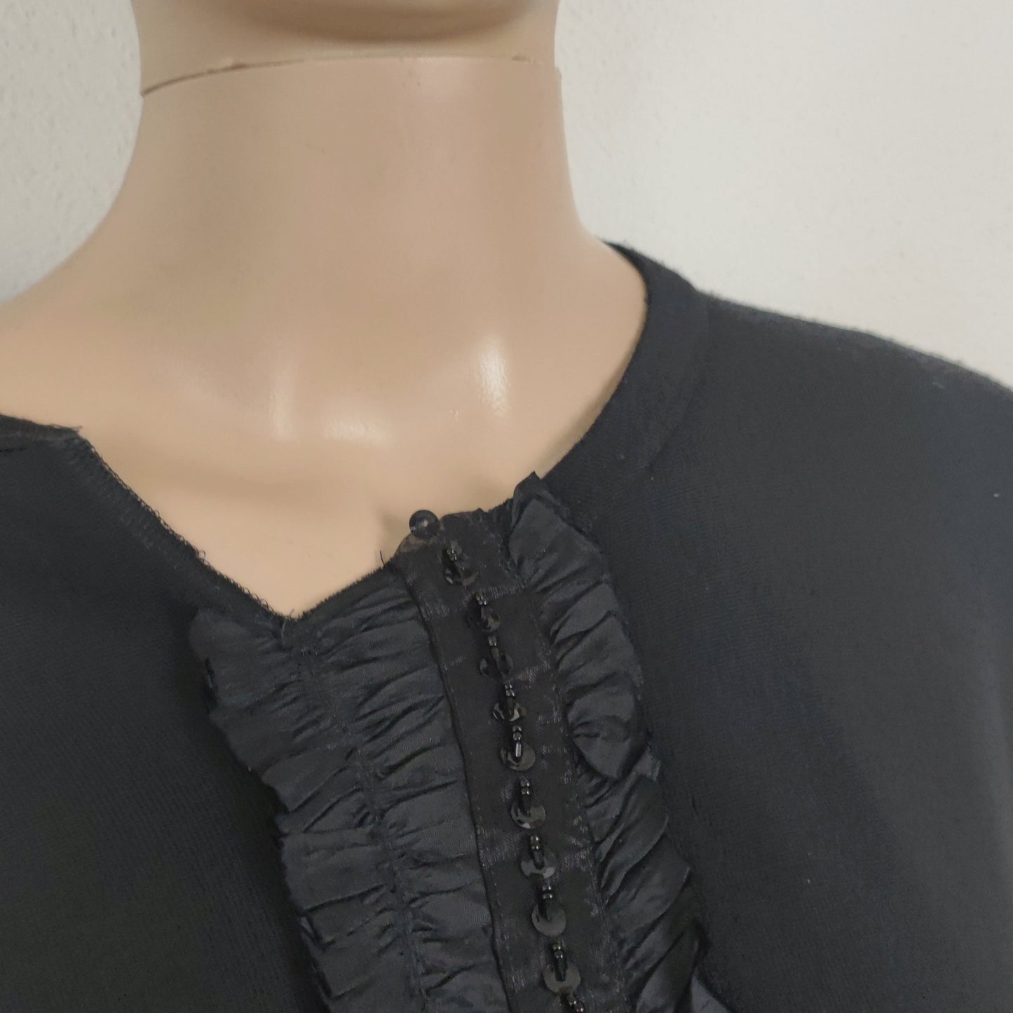 Maglia Comme des Garçons nera con perline