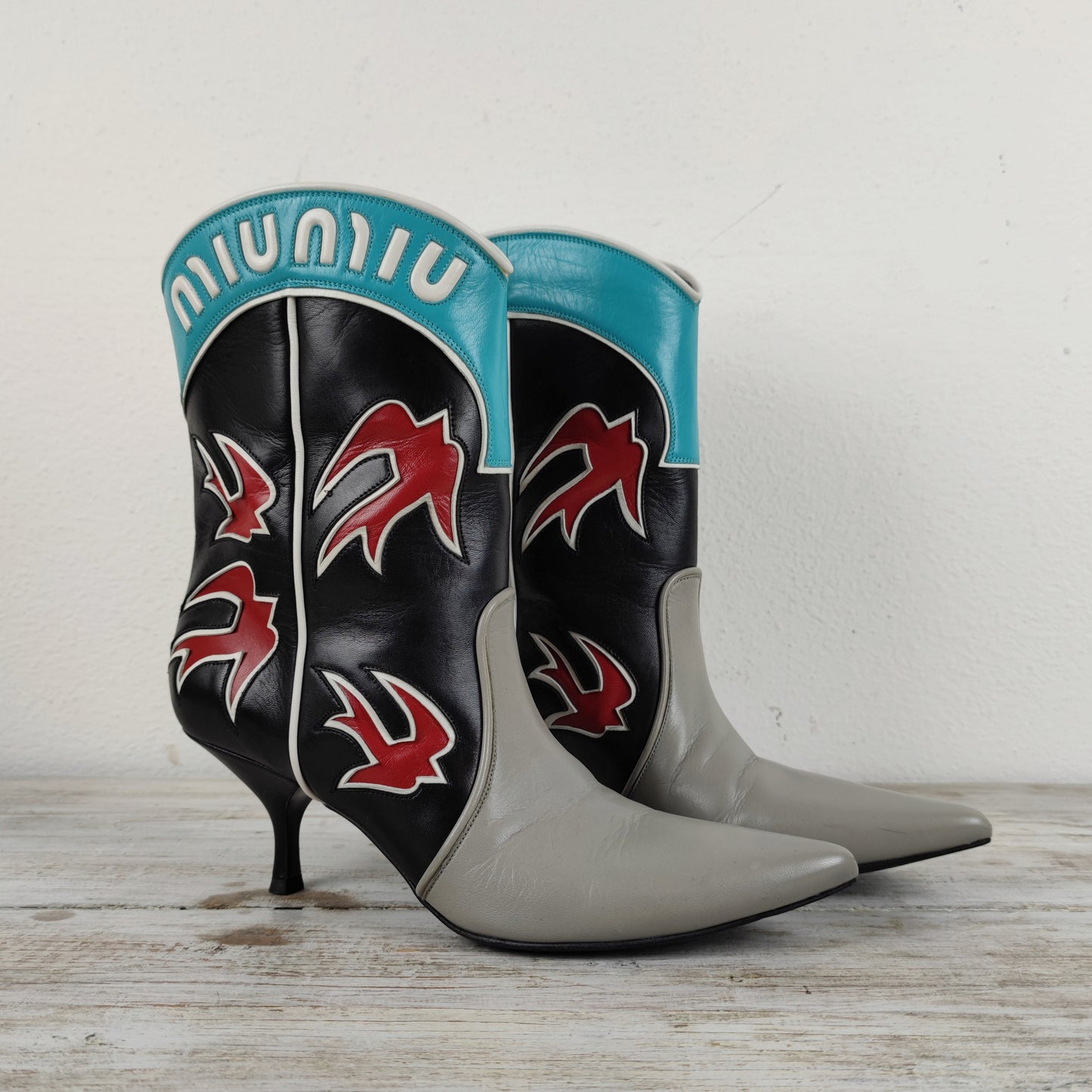 Miu Miu cowboy boots - Resort 2016
