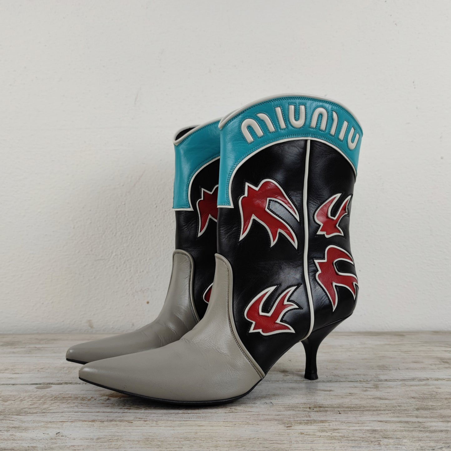 Miu Miu cowboy boots - Resort 2016