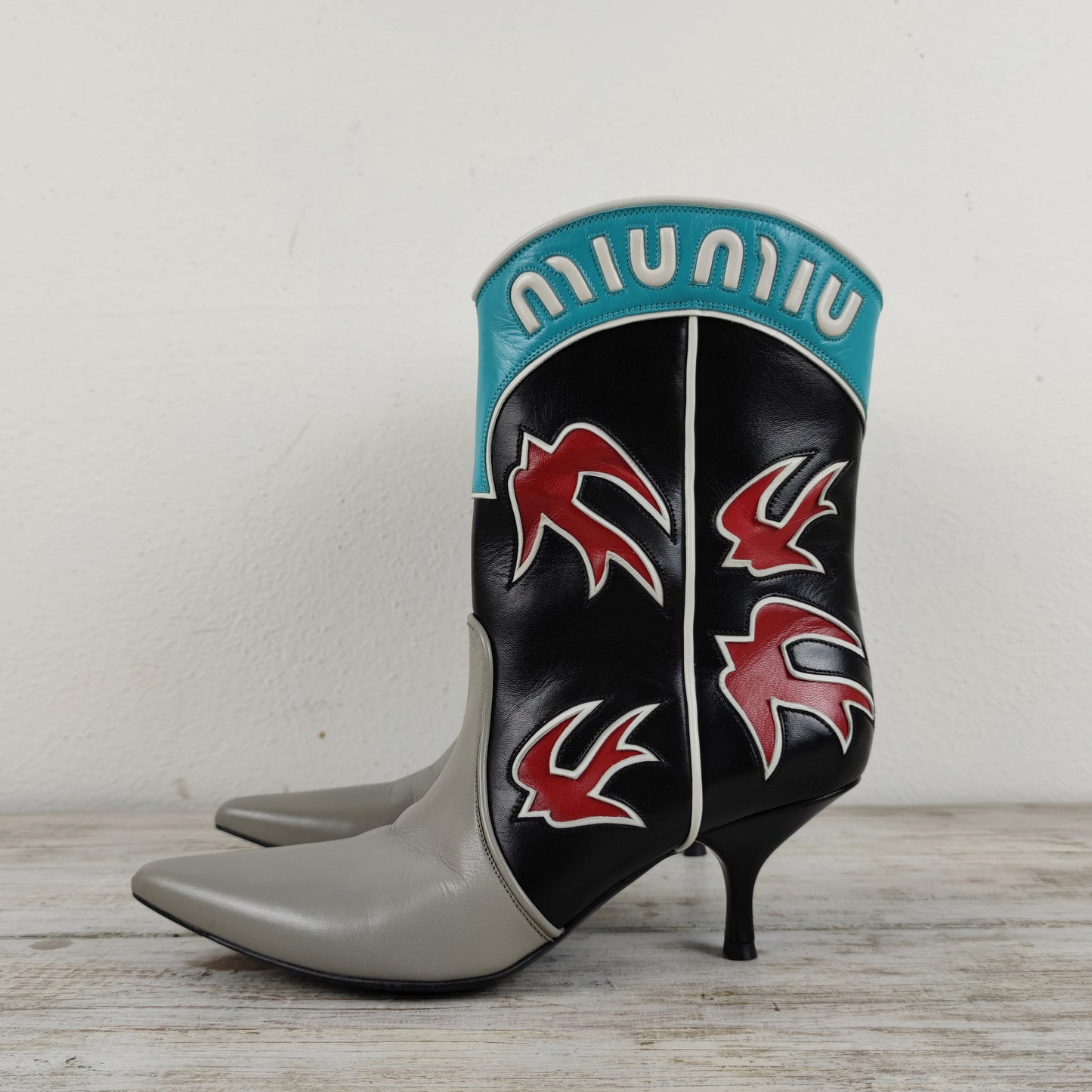 Miu Miu cowboy boots - Resort 2016