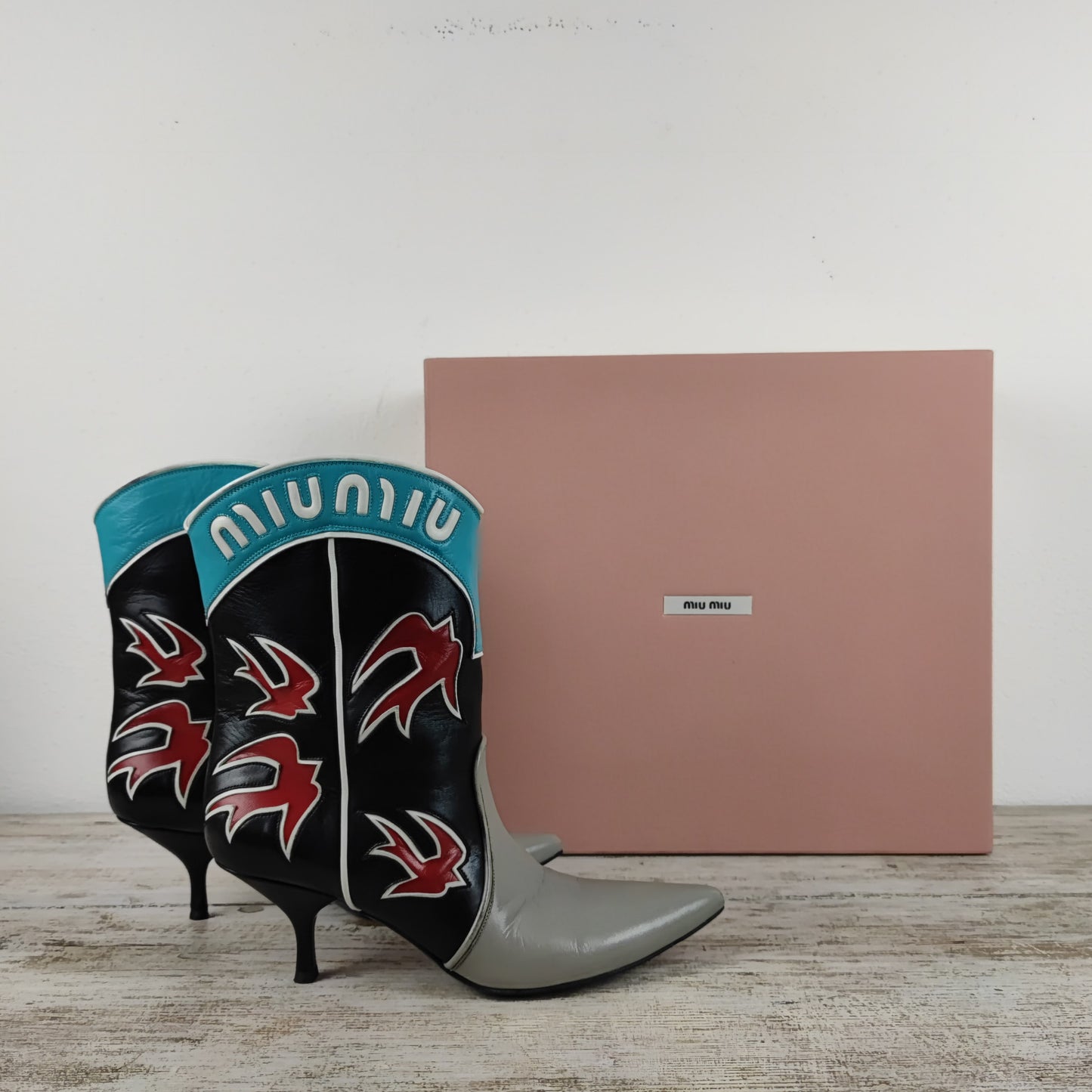 Miu Miu cowboy boots - Resort 2016