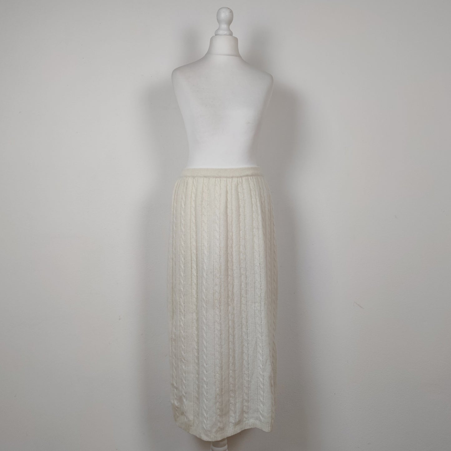 Completo vintage in maglia bianco