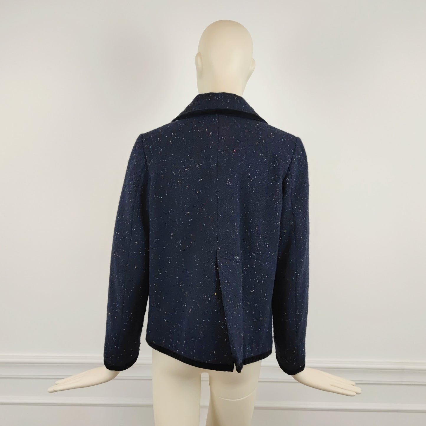 Giacca G di Romeo Gigli doppiopetto blu