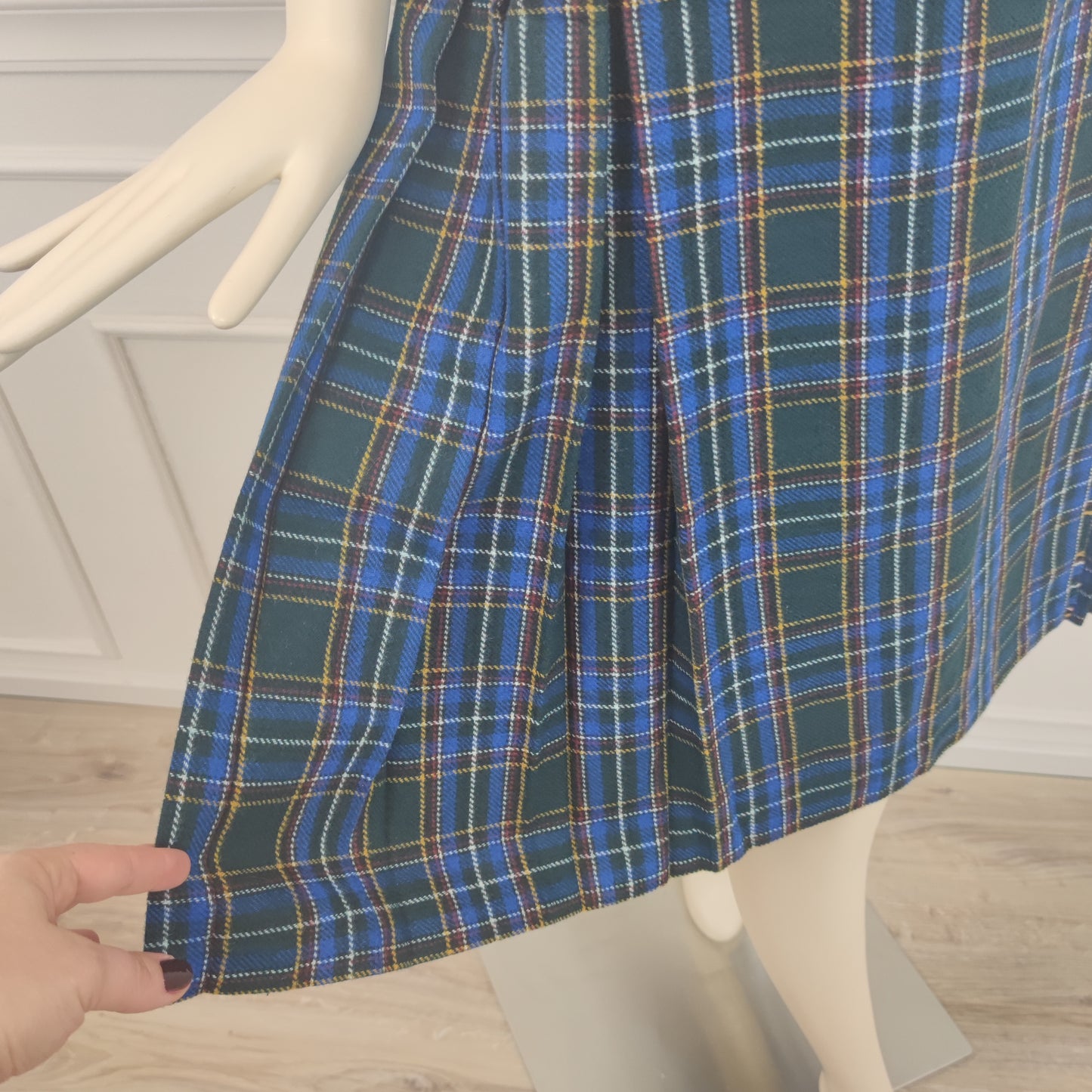 Kilt blu nuovo