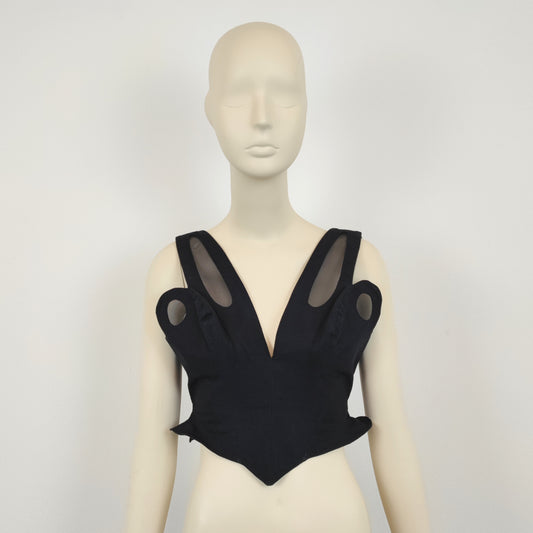 Butterfly bustier Thierry Mugler vintage '80s