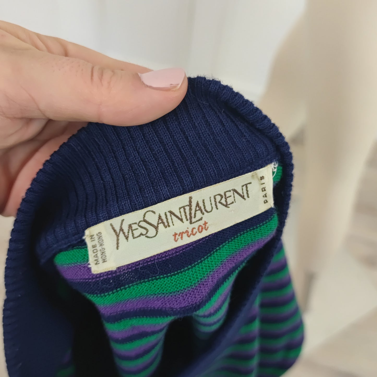 Maglione vintage Yves Saint Laurent tricot