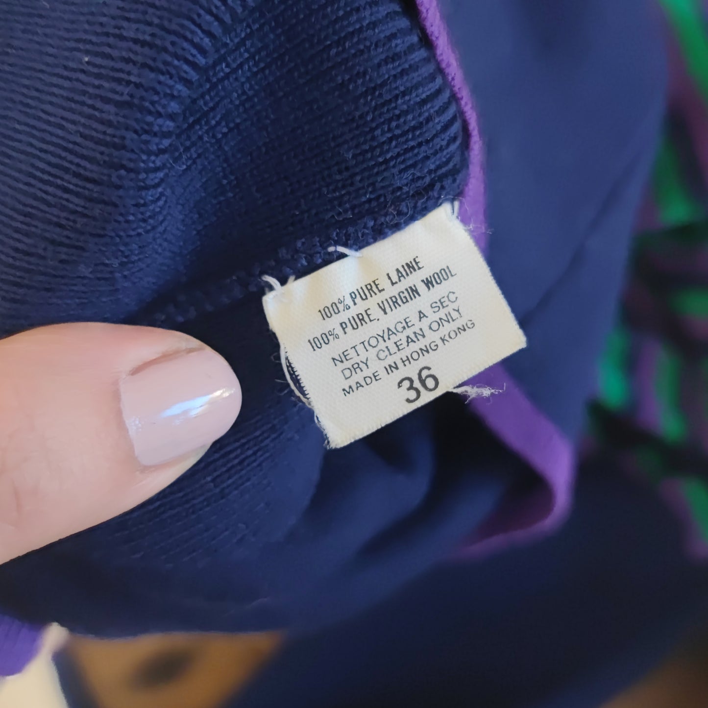 Maglione vintage Yves Saint Laurent tricot