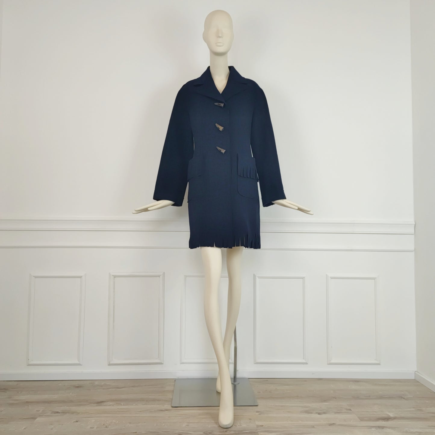 cappotto montgomery G di Romeo Gigli blu